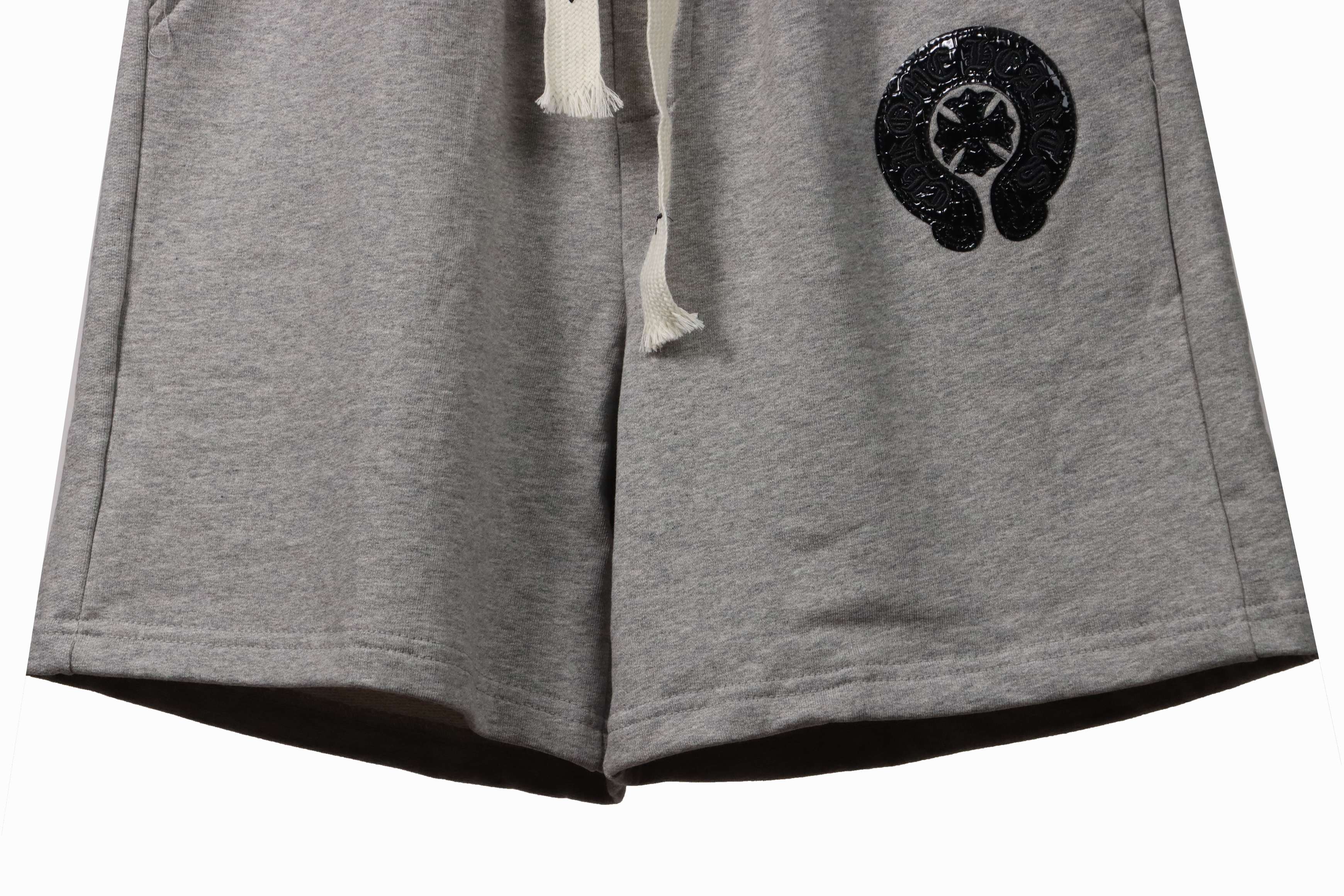 Chrome Hearts Horseshoe Cross Shorts Grey