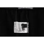 Chrome Hearts Horseshoe Distressed Sanskrit Shorts Black