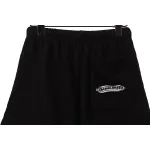 Chrome Hearts Horseshoe Distressed Sanskrit Shorts Black