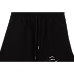 Chrome Hearts Horseshoe Distressed Sanskrit Shorts Black