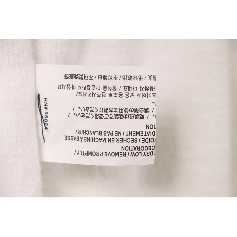 Chrome Hearts Horseshoe Distressed Sanskrit Shorts White
