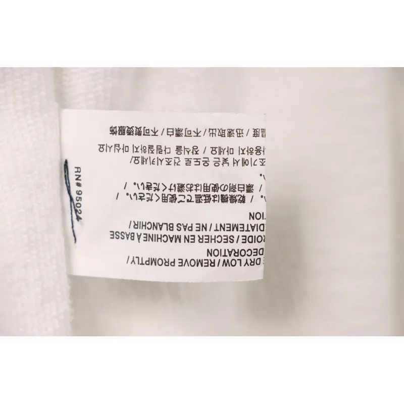 Chrome Hearts Horseshoe Distressed Sanskrit Shorts White