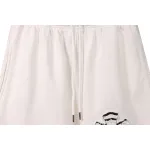 Chrome Hearts Horseshoe Distressed Sanskrit Shorts White