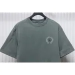 Chrome Hearts Horseshoe Logo Short Sleeve T-Shirt Grey