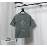 Chrome Hearts Horseshoe Logo Short Sleeve T-Shirt Grey