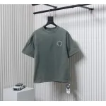 Chrome Hearts Horseshoe Logo Short Sleeve T-Shirt Grey