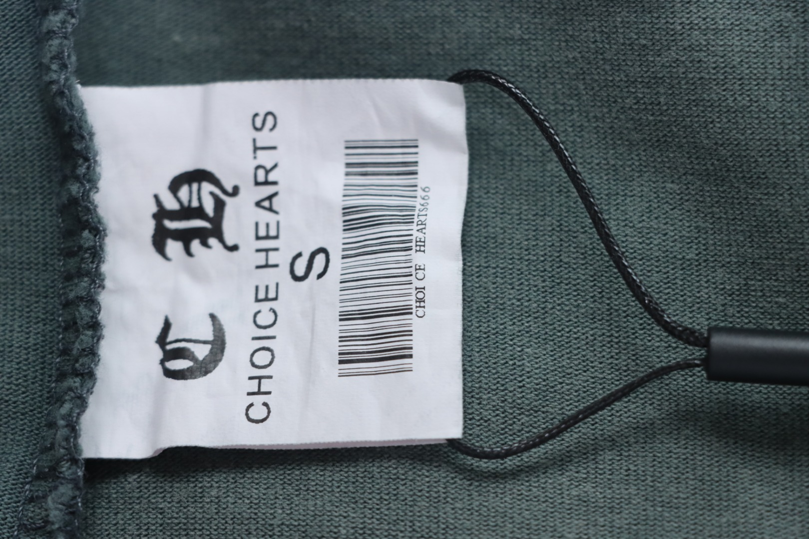 Chrome Hearts Horseshoe Logo Short Sleeve T-Shirt Grey