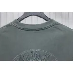 Chrome Hearts Horseshoe Logo Short Sleeve T-Shirt Grey