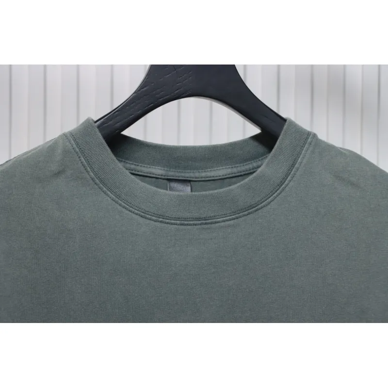 Chrome Hearts Horseshoe Logo Short Sleeve T-Shirt Grey