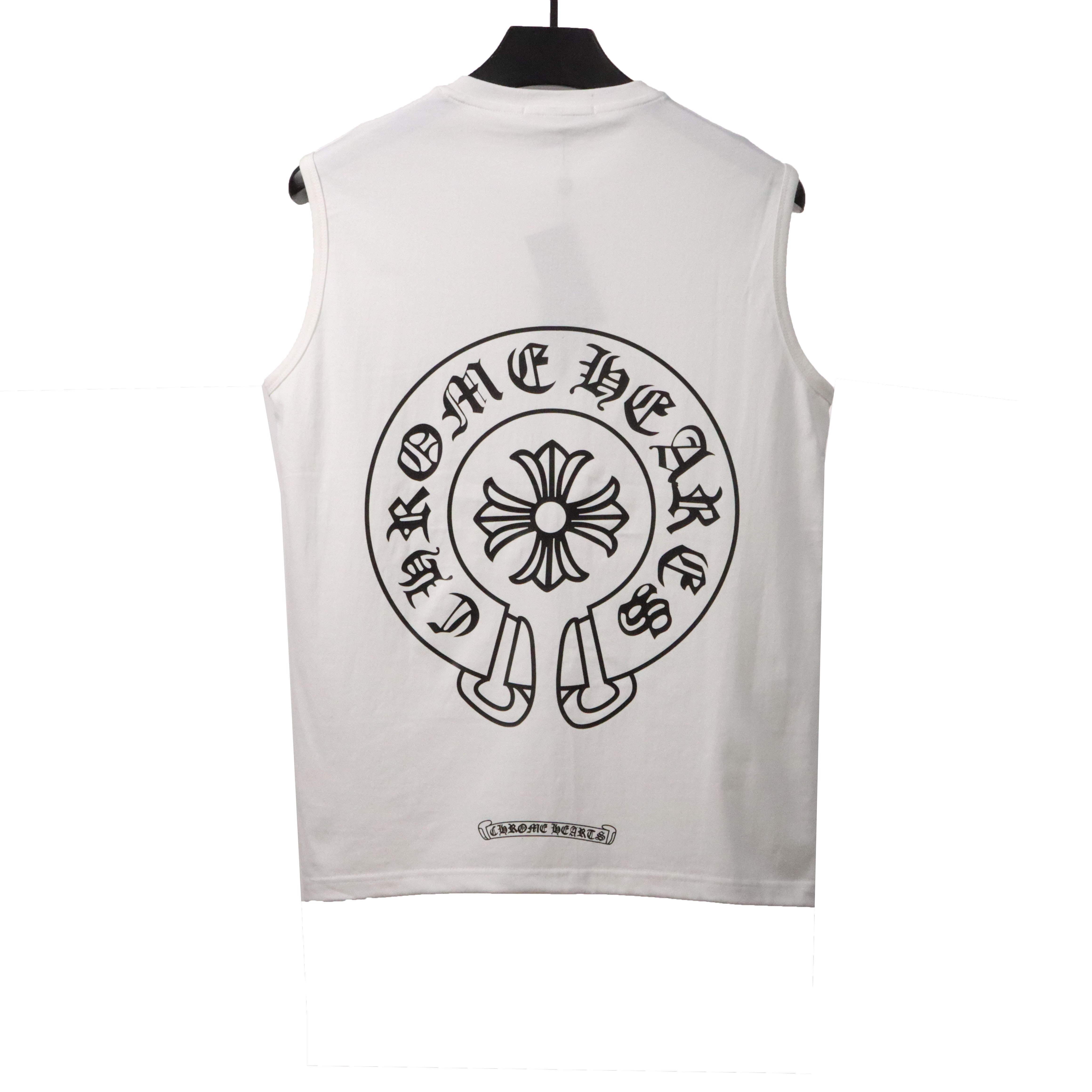 Chrome Hearts Horseshoe Print Vest White