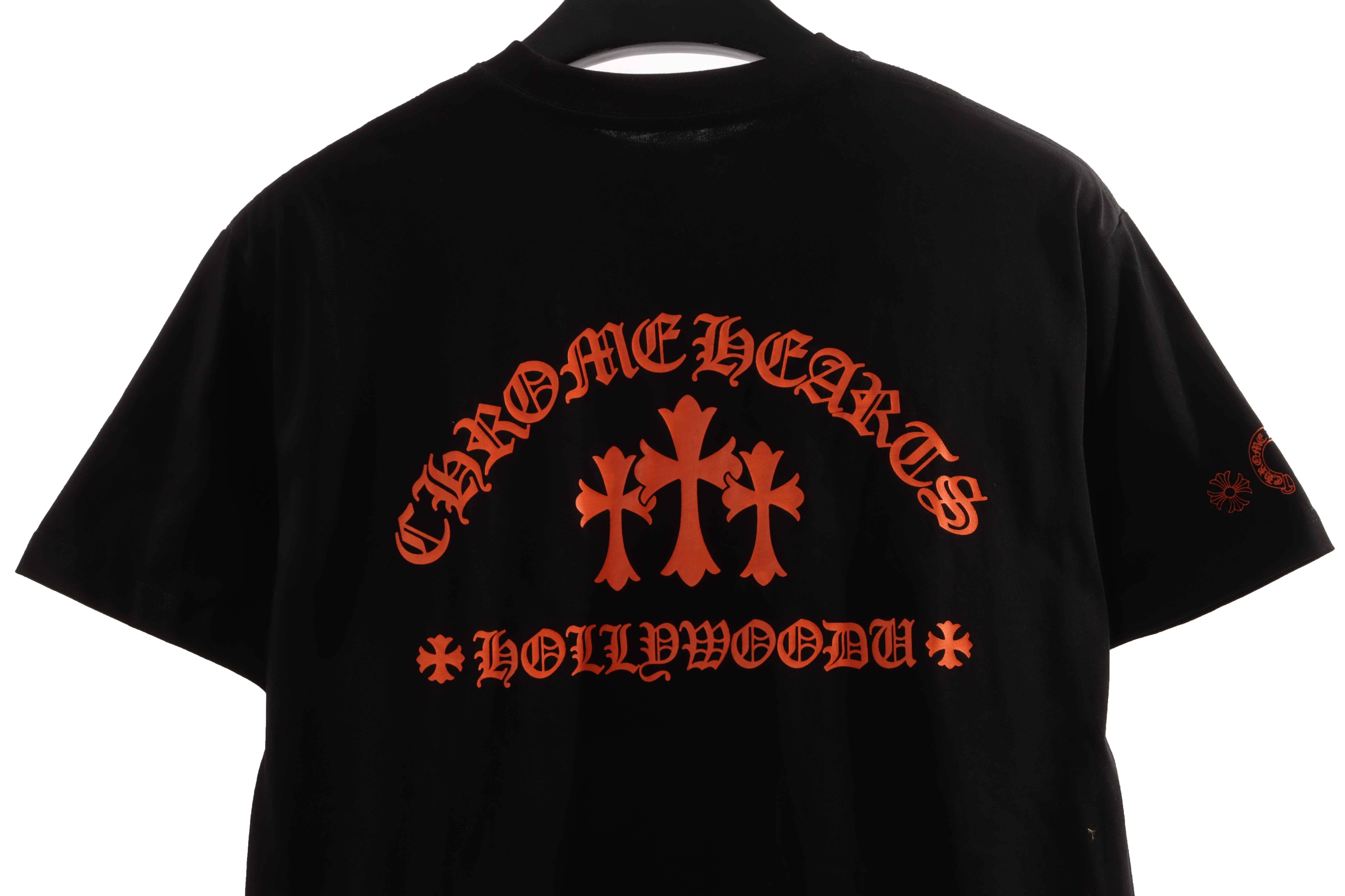 Chrome Hearts Limited Edition Cross Sanskrit Short Sleeve Black