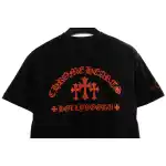 Chrome Hearts Limited Edition Cross Sanskrit Short Sleeve Black