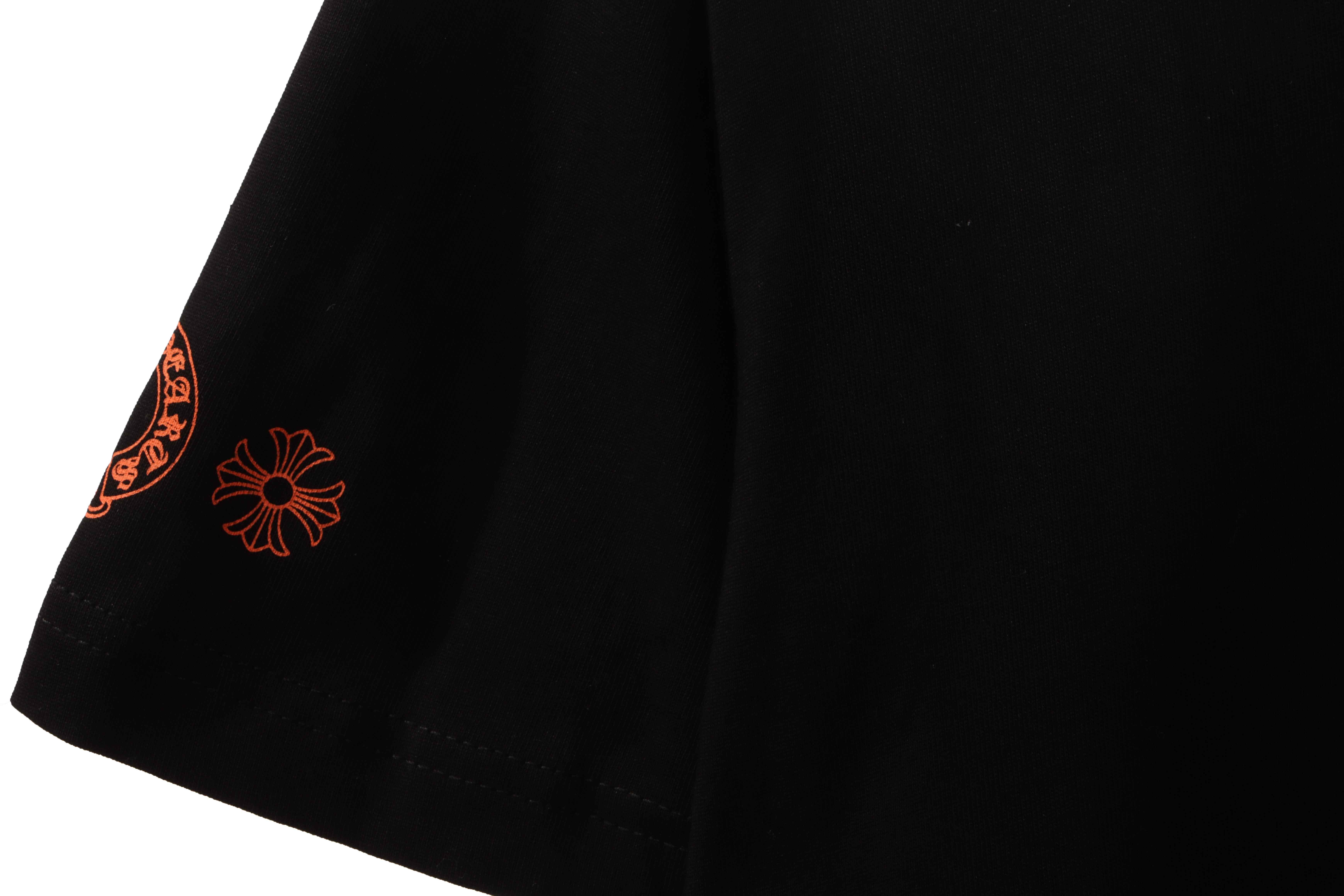 Chrome Hearts Limited Edition Cross Sanskrit Short Sleeve Black