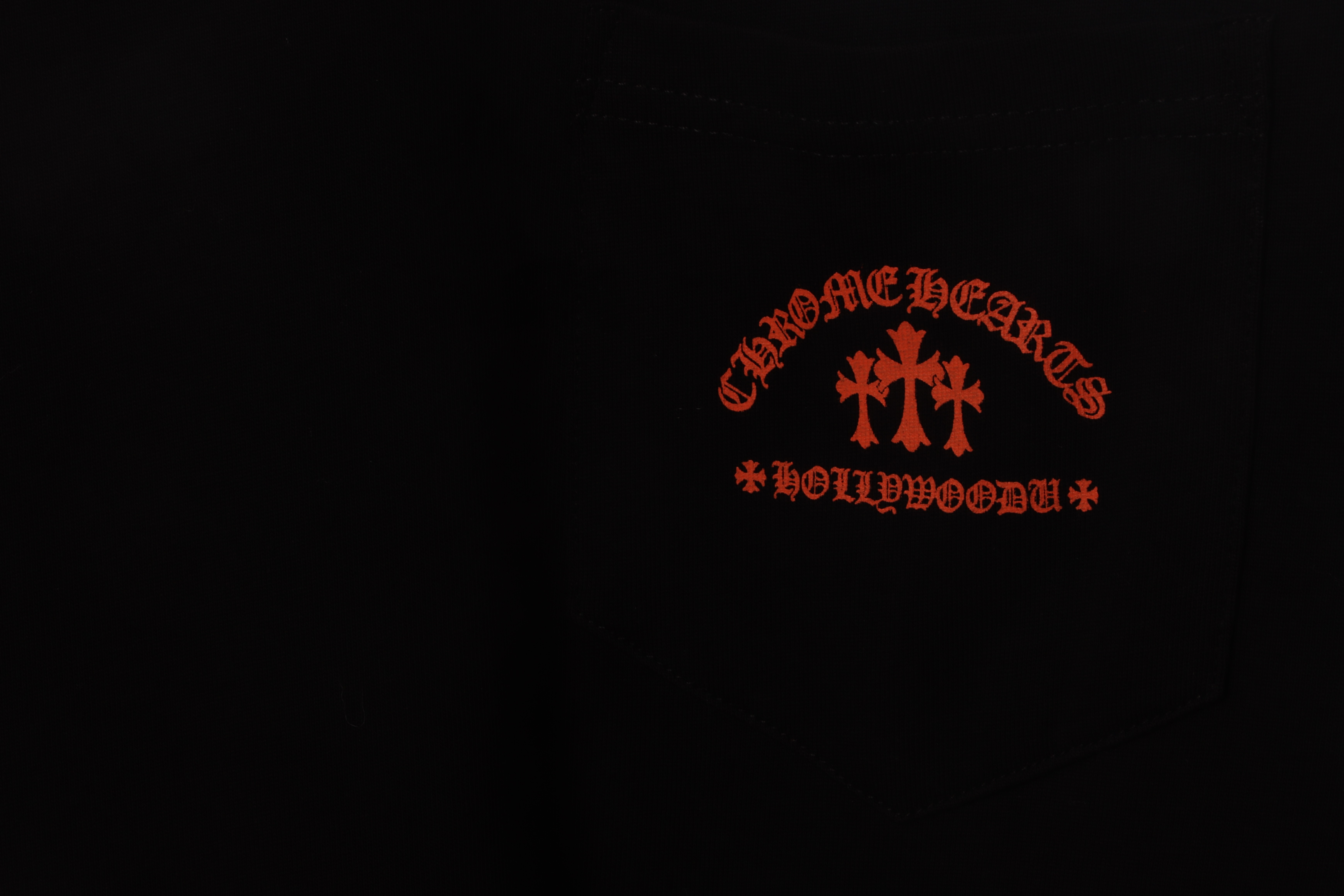 Chrome Hearts Limited Edition Cross Sanskrit Short Sleeve Black