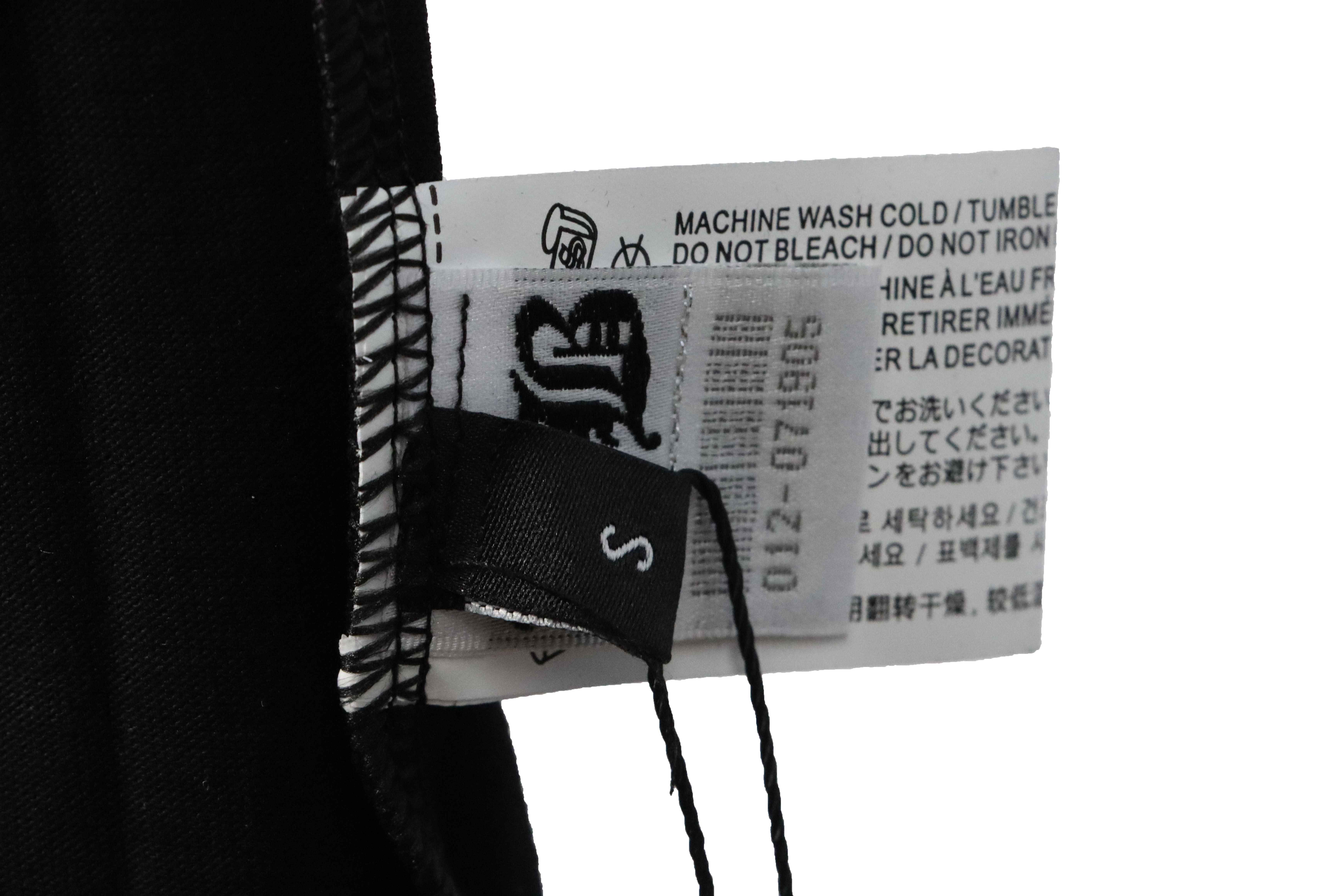 Chrome Hearts Metal Cross Leather Short Sleeve Black