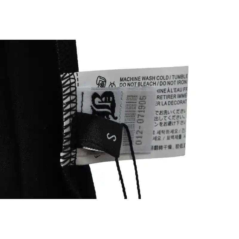 Chrome Hearts Metal Cross Leather Short Sleeve Black
