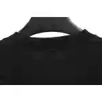 Chrome Hearts Metal Cross Leather Short Sleeve Black