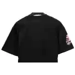 Chrome Hearts Metal Cross Leather Short Sleeve Black
