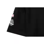 Chrome Hearts Metal Cross Leather Short Sleeve Black