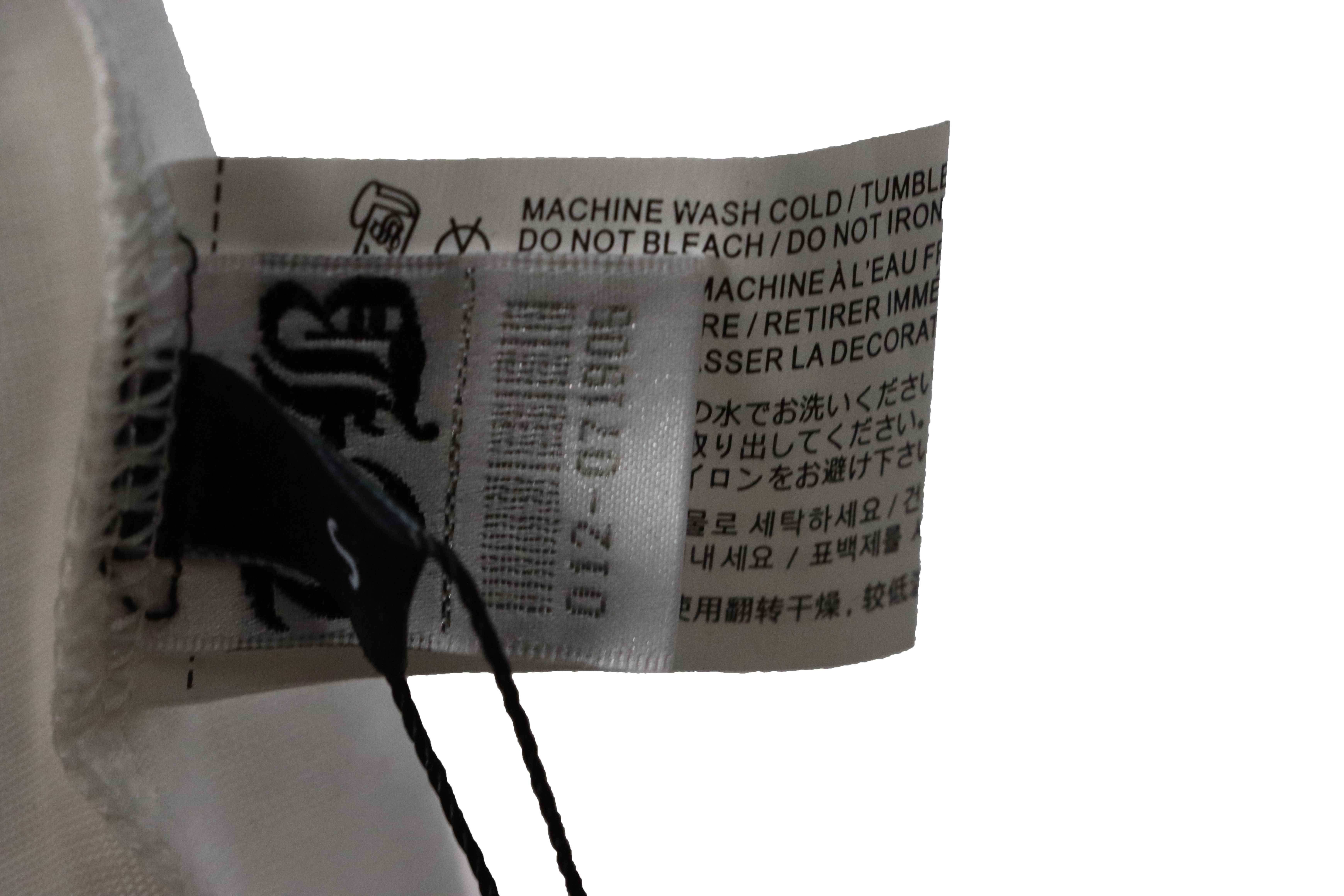 Chrome Hearts Metal Cross Leather Short Sleeve White