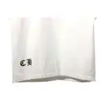 Chrome Hearts Metal Cross Leather Short Sleeve White