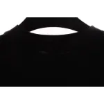 Chrome Hearts neckline Sanskrit horseshoe print short sleeves Black