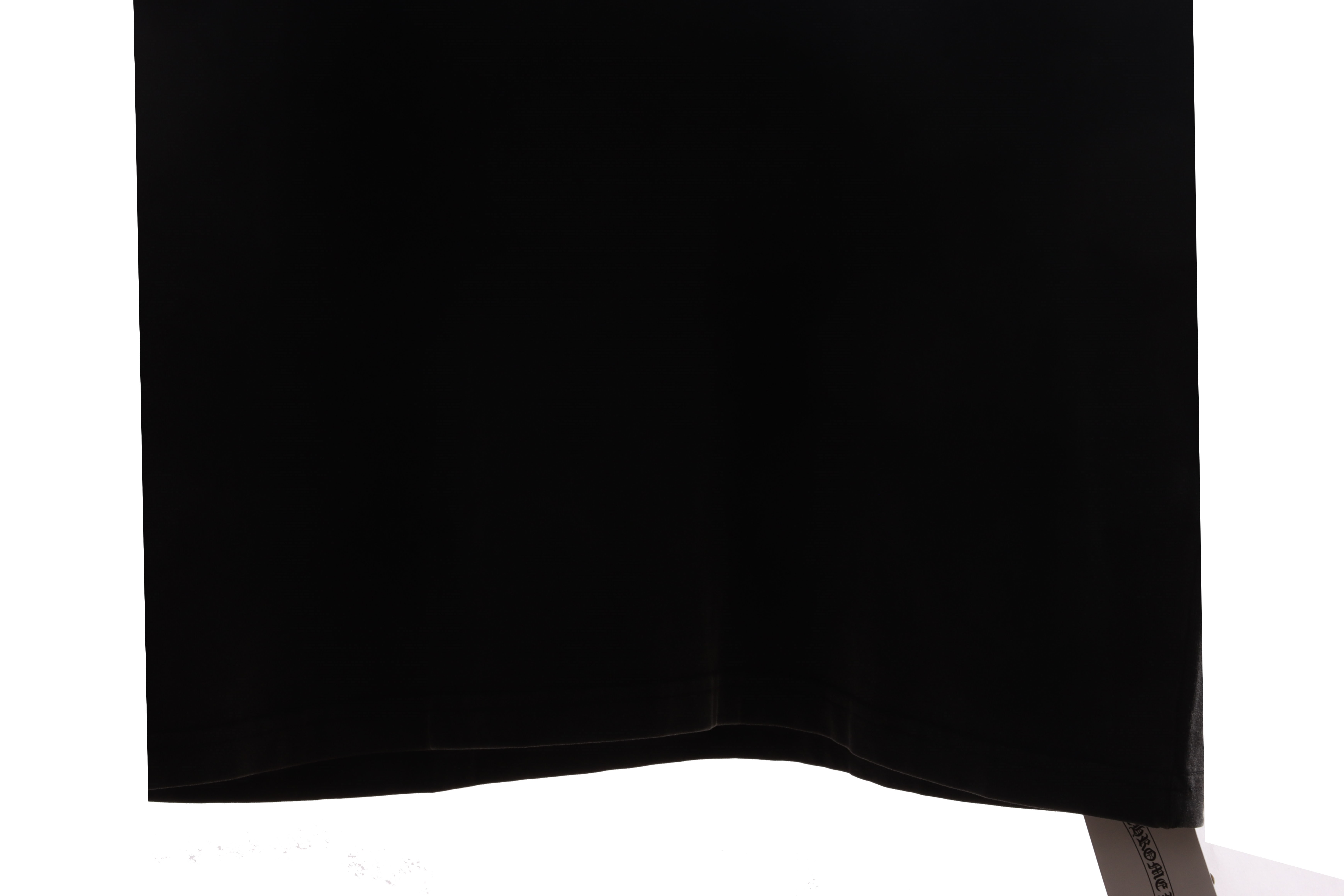 Chrome Hearts neckline Sanskrit horseshoe print short sleeves Black