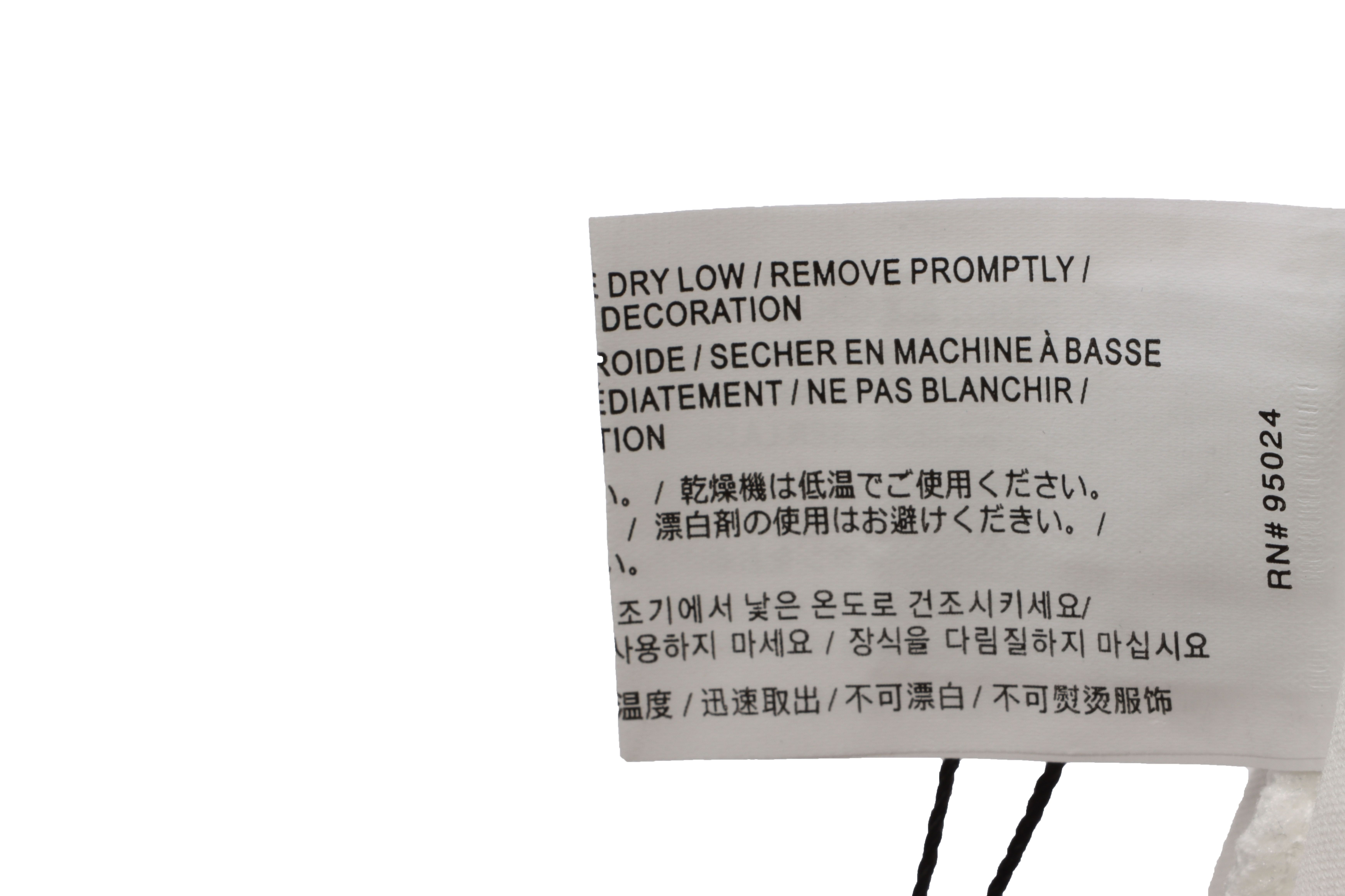 Chrome Hearts Neckline Sanskrit Hot Diamond Short Sleeve White