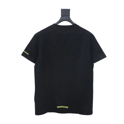 Chrome Hearts Neckline Sanskrit Print Short Sleeve Black 02