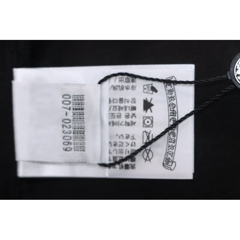 Chrome Hearts Neckline Sanskrit Print Short Sleeve Black