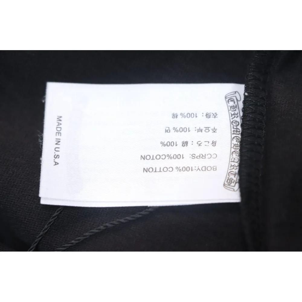 Chrome Hearts Neckline Sanskrit Print Short Sleeve Black