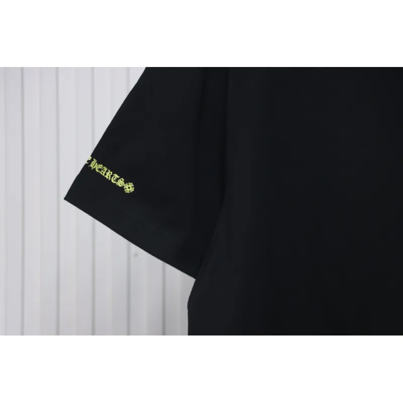 Chrome Hearts Neckline Sanskrit Print Short Sleeve Black