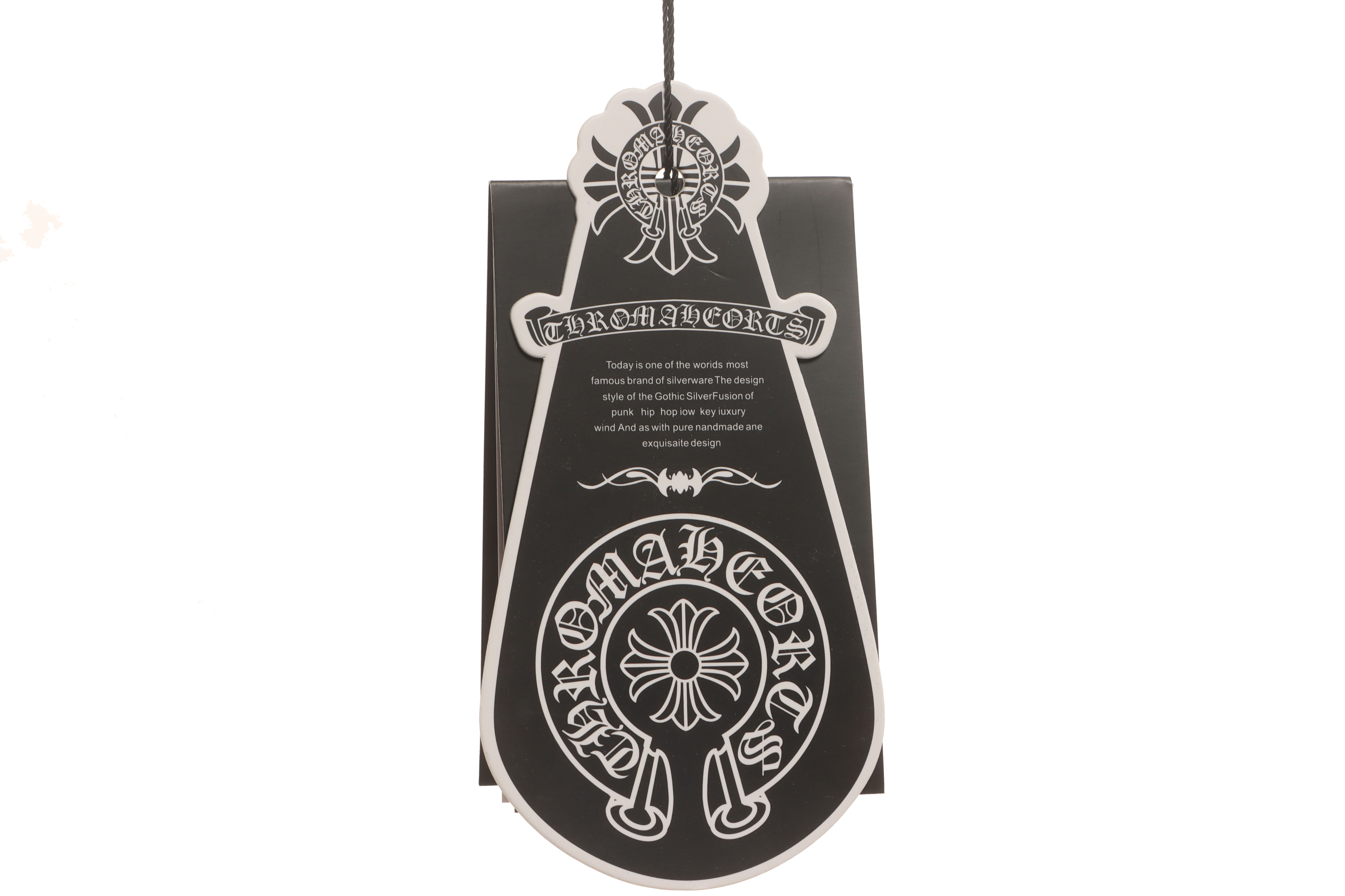 Chrome Hearts Pink Leather Horseshoe Short Sleeve Black