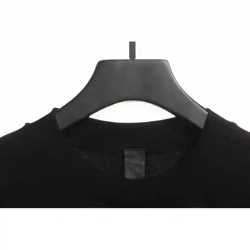 Chrome Hearts Pink Leather Horseshoe Short Sleeve Black