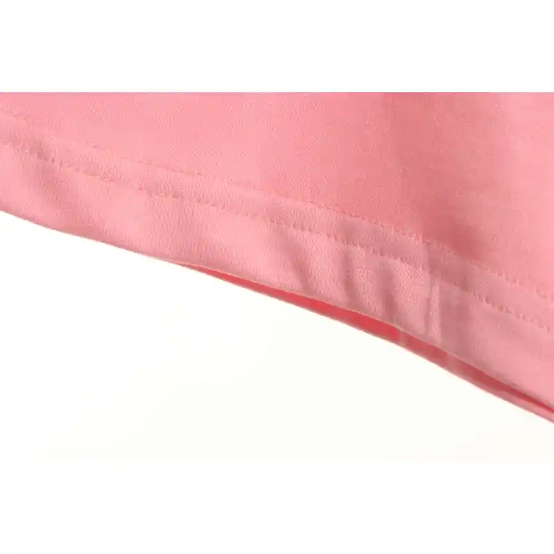 Chrome Hearts Pink Leather Horseshoe Short Sleeve Pink