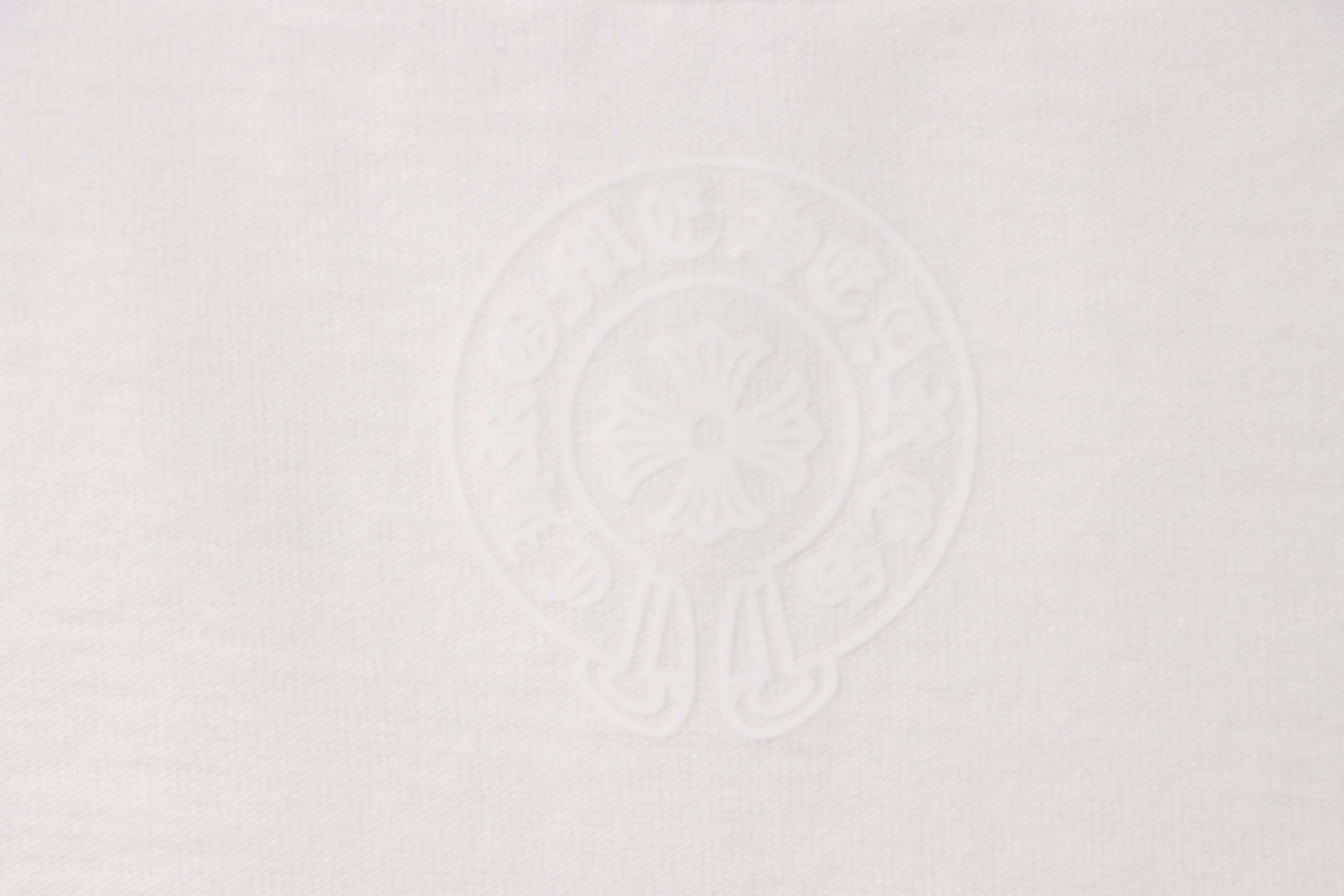 Chrome Hearts Rainbow Cross Printed Short Sleeve White