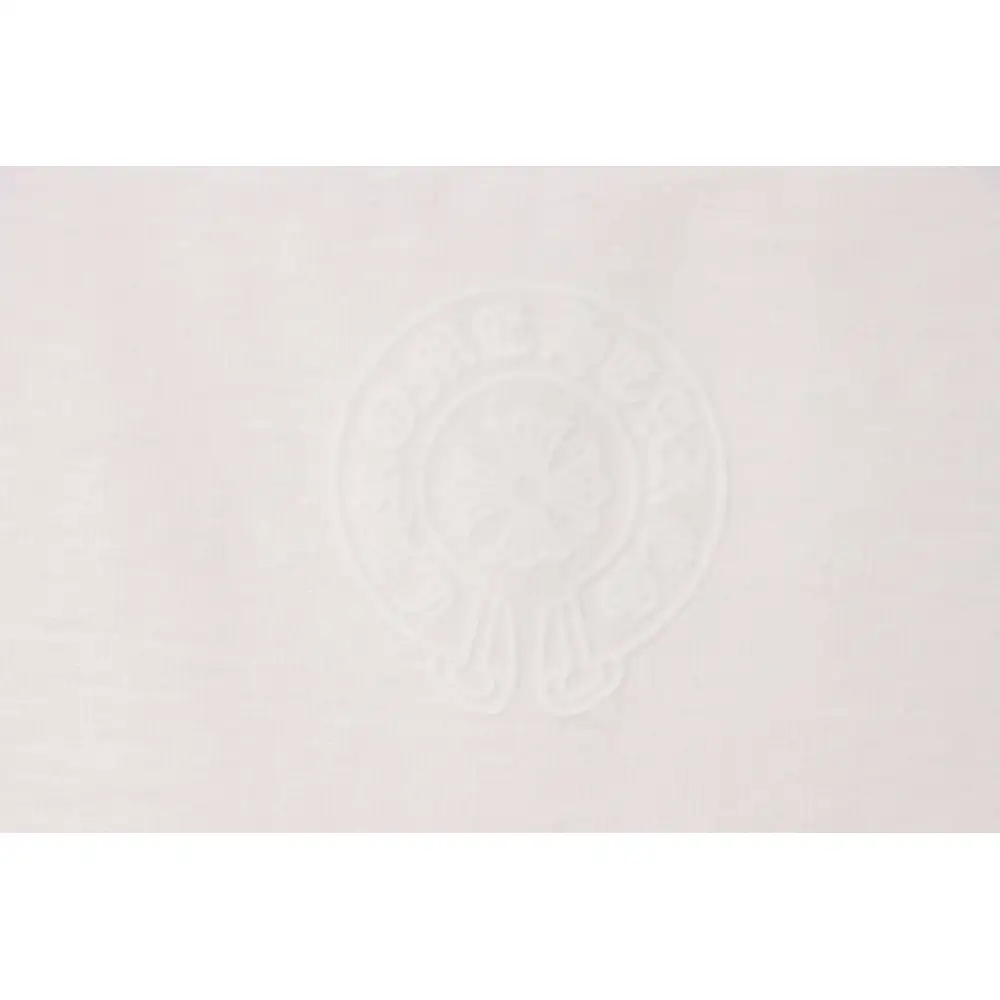 Chrome Hearts Rainbow Cross Printed Short Sleeve White