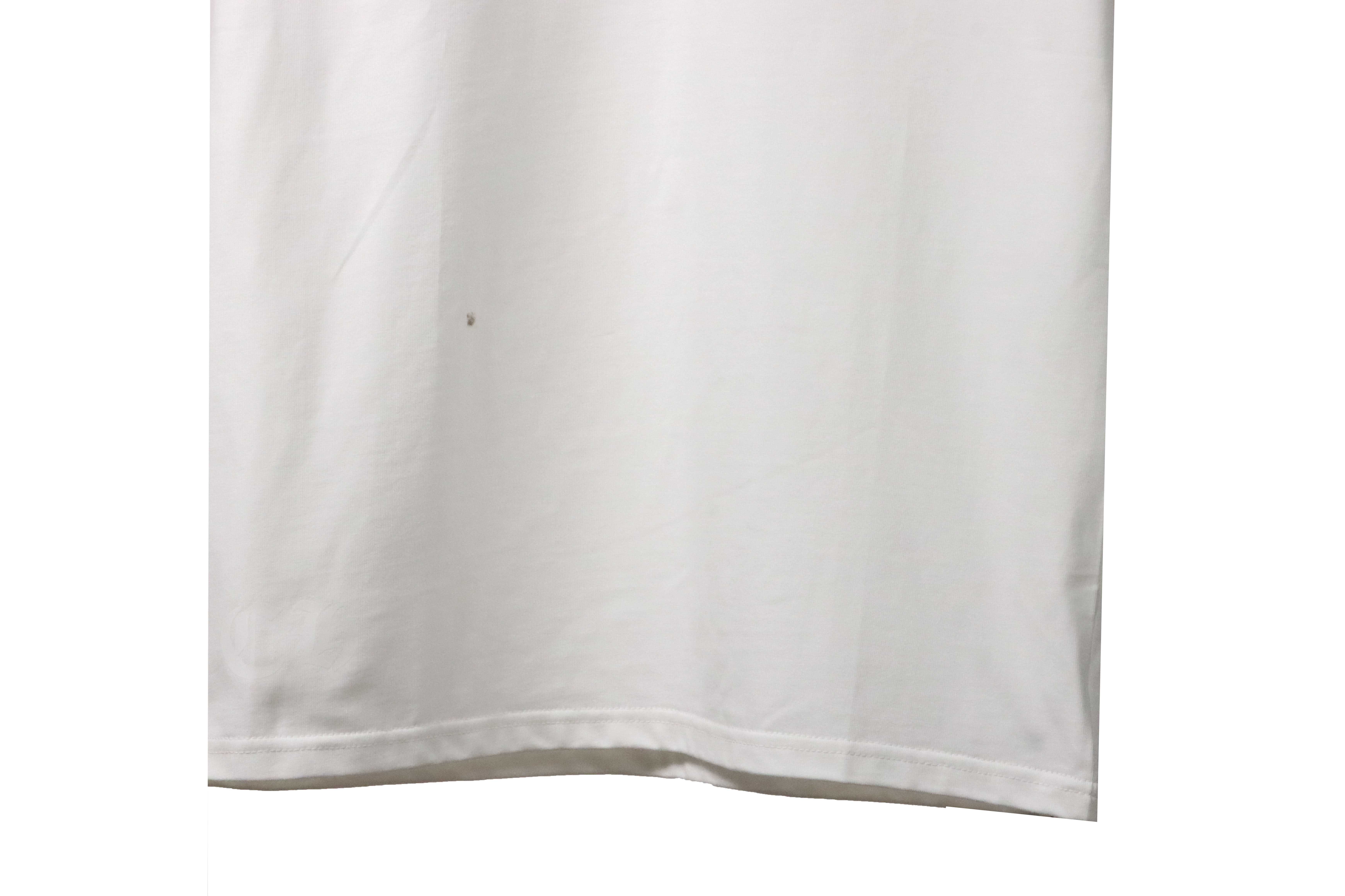 Chrome Hearts Rainbow Cross Printed Short Sleeve White