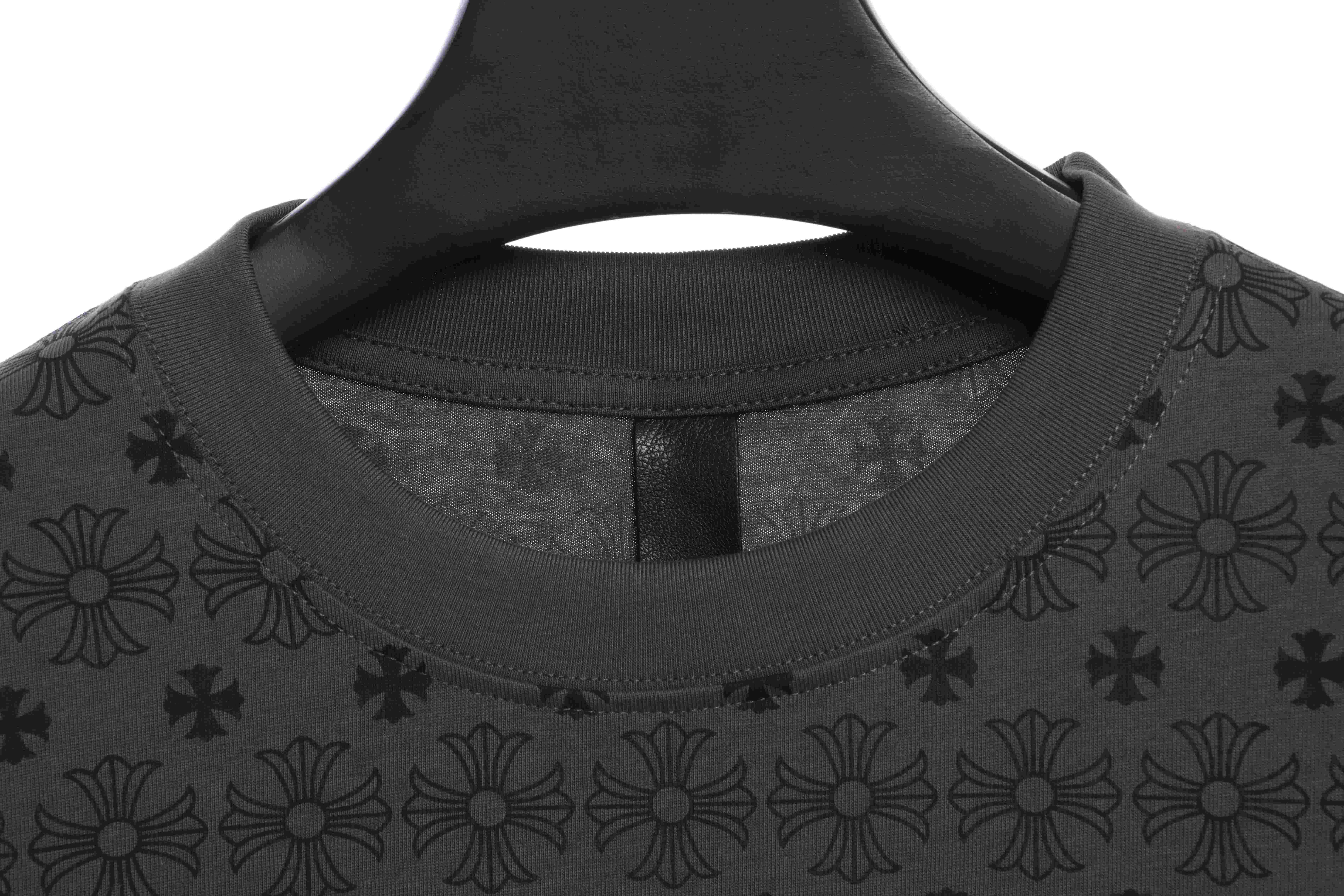 Chrome Hearts Retro Printed Short Sleeve Grey