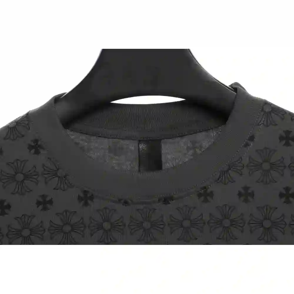 Chrome Hearts Retro Printed Short Sleeve Grey