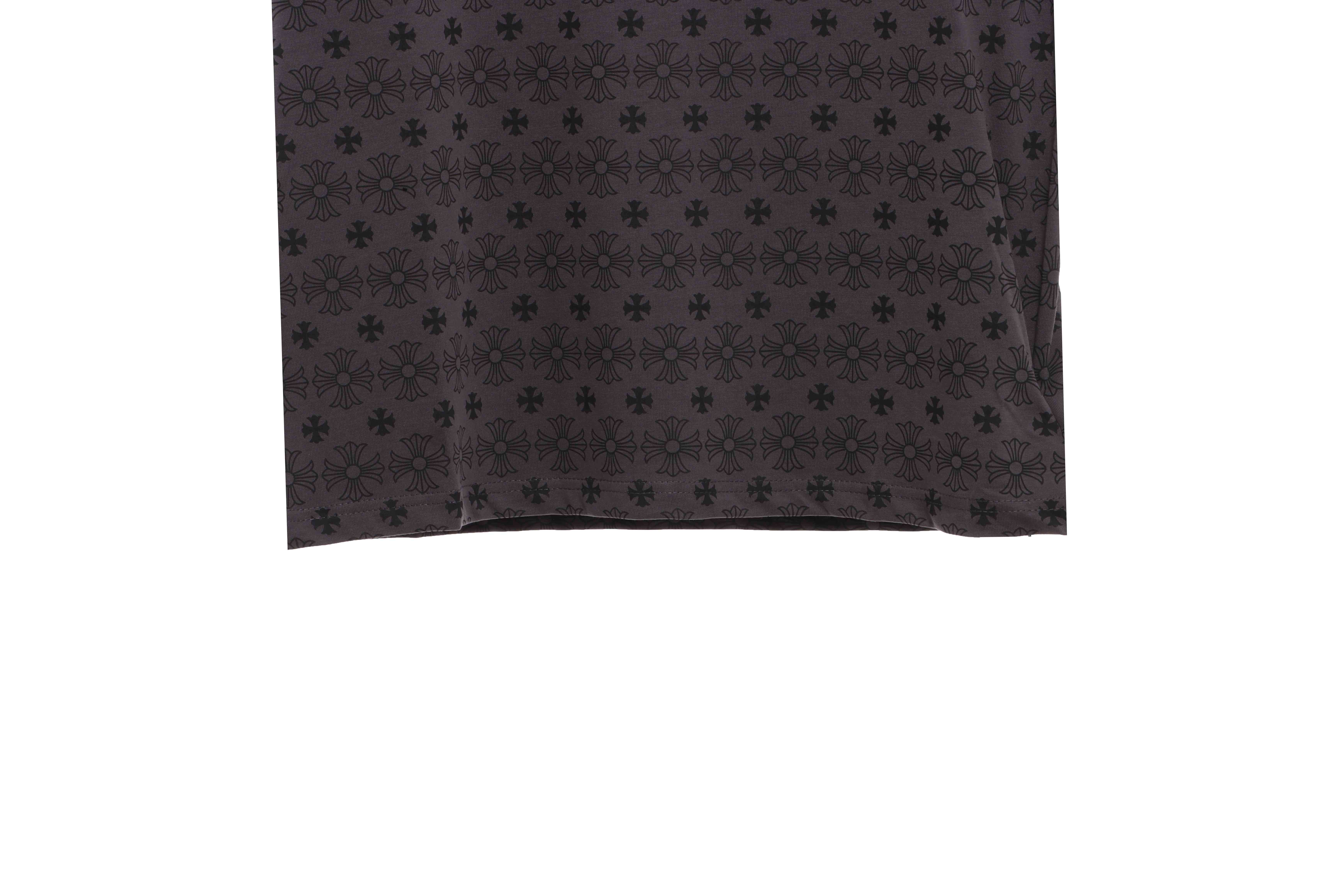 Chrome Hearts Retro Printed Short Sleeve Grey