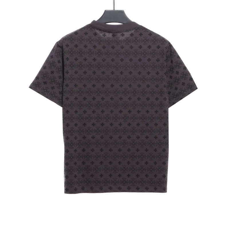 Chrome Hearts Retro Printed Short Sleeve Grey