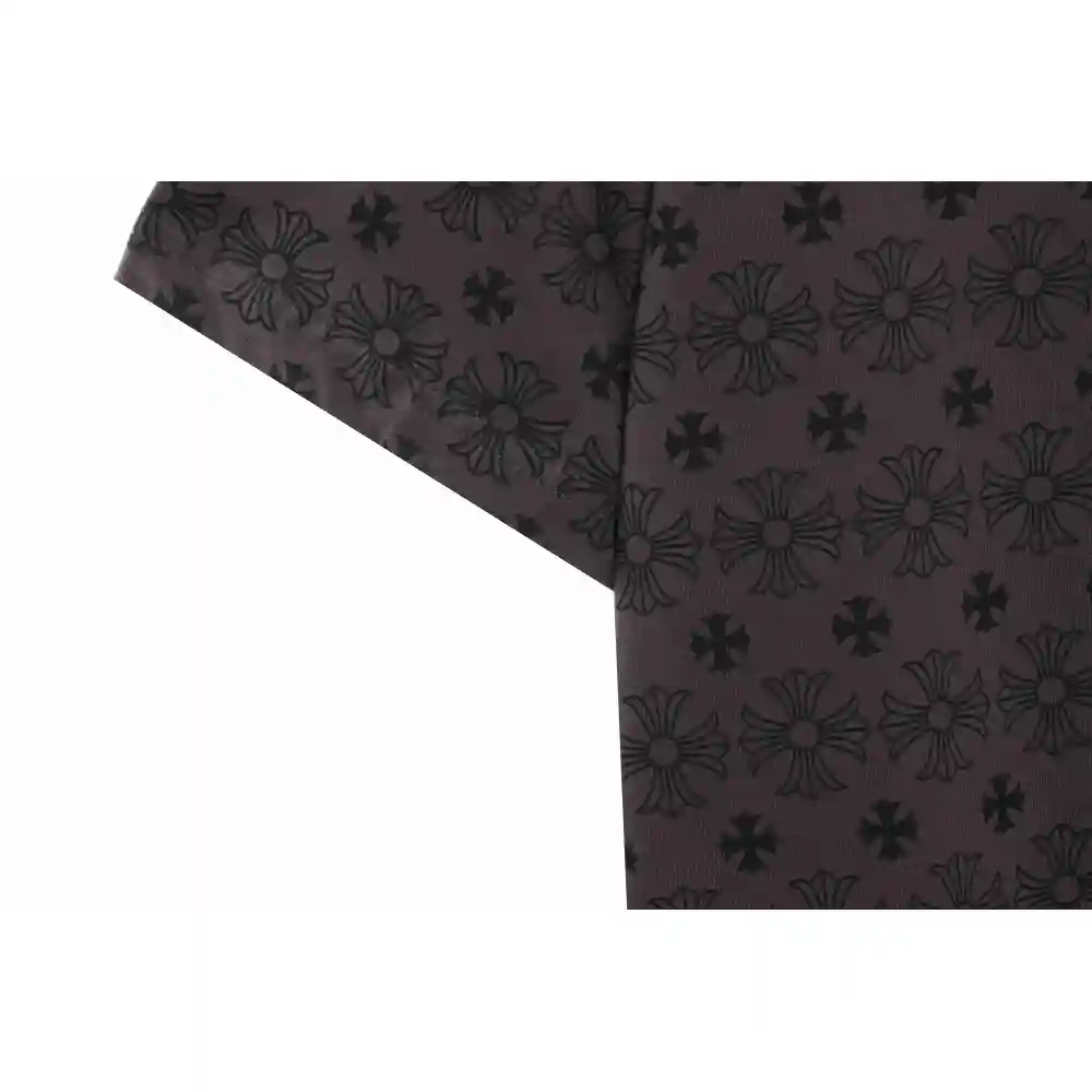 Chrome Hearts Retro Printed Short Sleeve Grey
