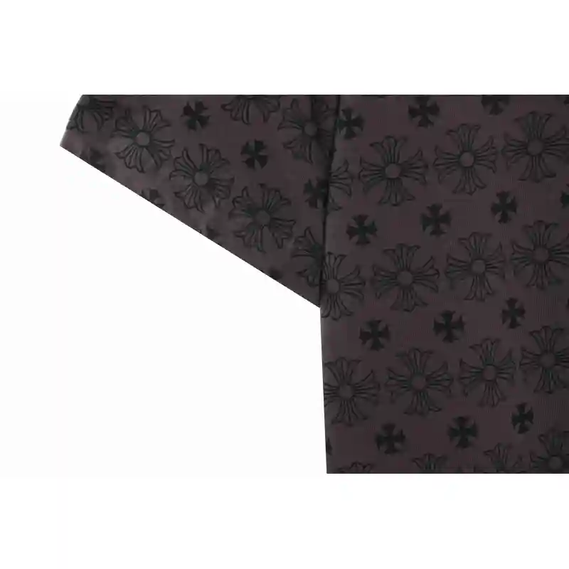 Chrome Hearts Retro Printed Short Sleeve Grey