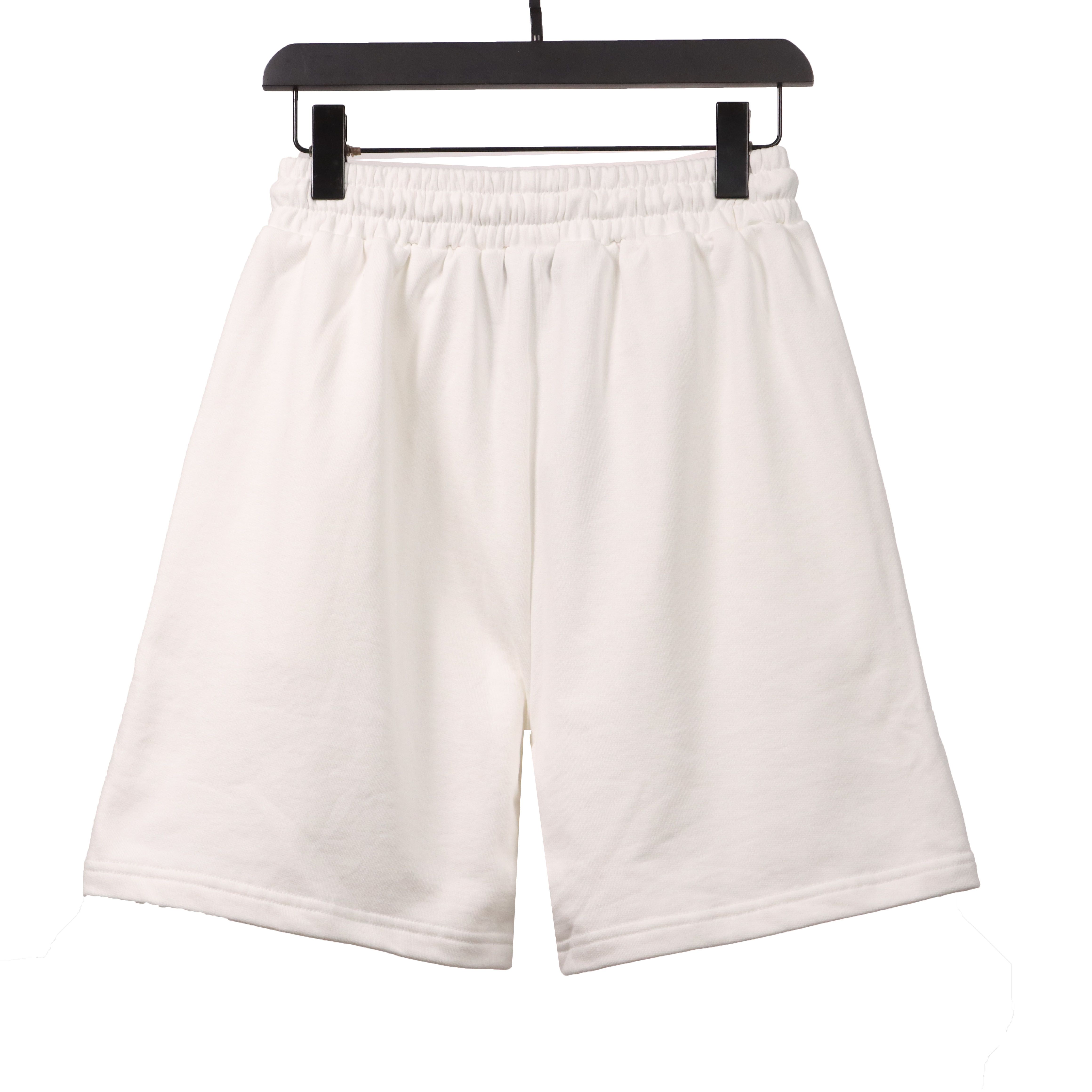 Chrome Hearts Rhinestone Cross Shorts White