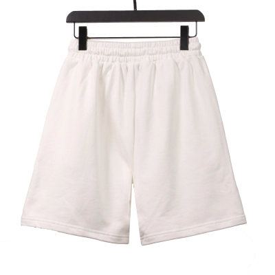 Chrome Hearts Rhinestone Cross Shorts White 02