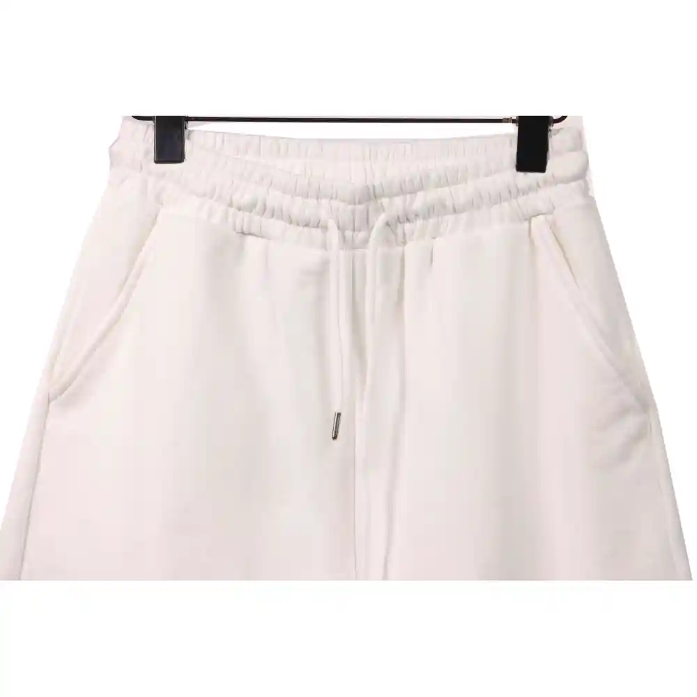 Chrome Hearts Rhinestone Cross Shorts White