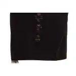 Chrome Hearts Rivet Leather Cross Short Sleeve Black