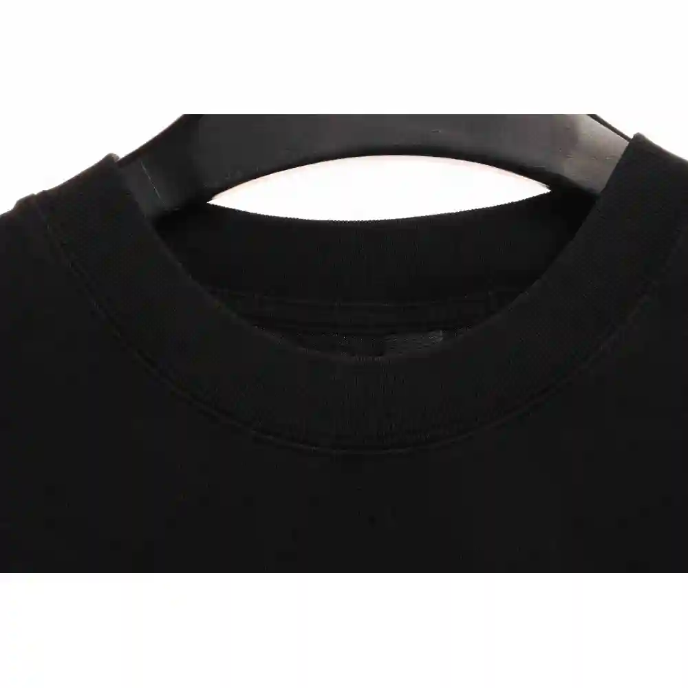Chrome Hearts Rivet Leather Cross Short Sleeve Black