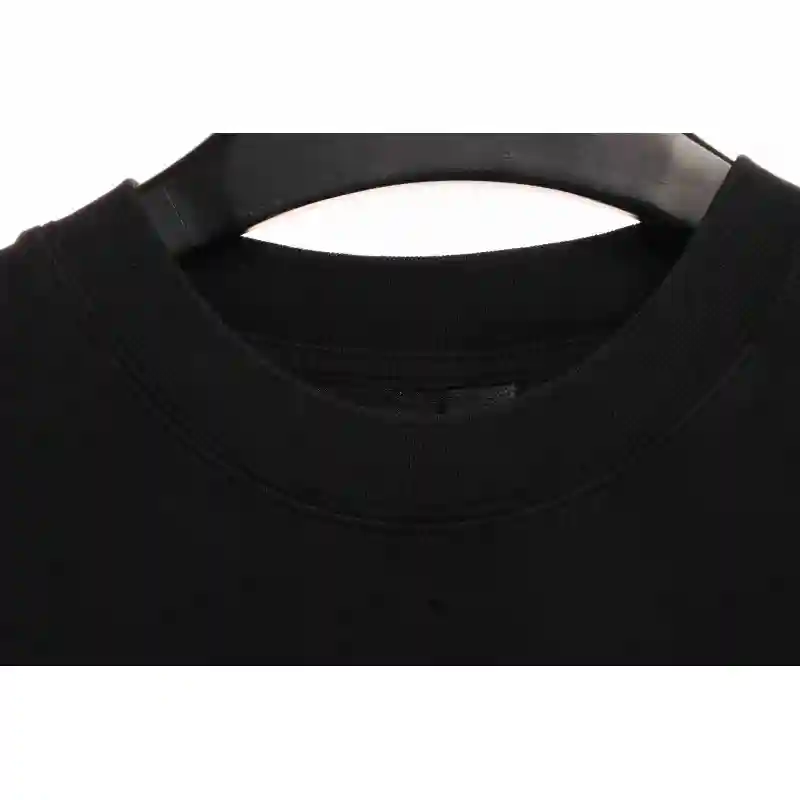 Chrome Hearts Rivet Leather Cross Short Sleeve Black